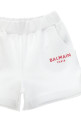 Шорти з тисненням логотипу Білий BALMAIN KIDS BW6B29Z0081100FU Шорти з тисненням логотипу Білий BALMAIN KIDS BW6B29Z0081100FU