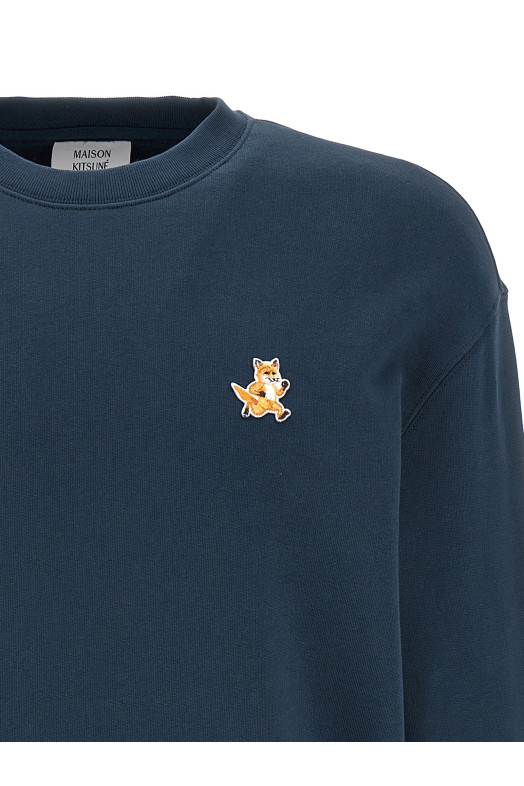 Толстовка MAISON KITSUNE 'Speedy Fox' Синий MM00313KM0321P476 Толстовка MAISON KITSUNE 'Speedy Fox' Синий MM00313KM0321P476