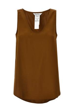 Топ MAX MARA 'Filly' Коричневий 2511161018600038 Топ MAX MARA 'Filly' Коричневий 2511161018600038