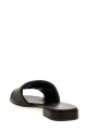 Шкіряні босоніжки з логотипом Чорний PRADA 1XX714F0102DL8F0002 Шкіряні босоніжки з логотипом Чорний PRADA 1XX714F0102DL8F0002
