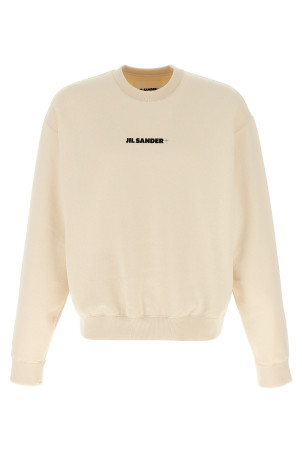 Світшот з логотипом Бежевий JIL SANDER J47GU0132J20010279 Світшот з логотипом Бежевий JIL SANDER J47GU0132J20010279