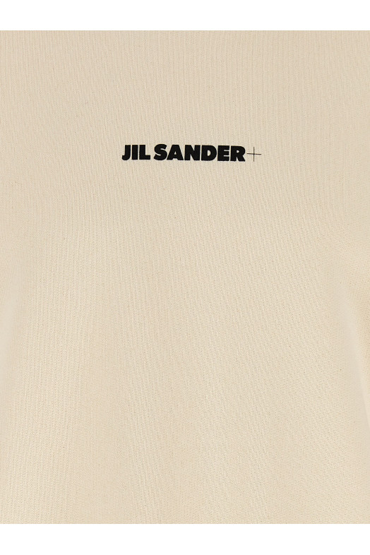 Світшот з логотипом Бежевий JIL SANDER J47GU0132J20010279 Світшот з логотипом Бежевий JIL SANDER J47GU0132J20010279
