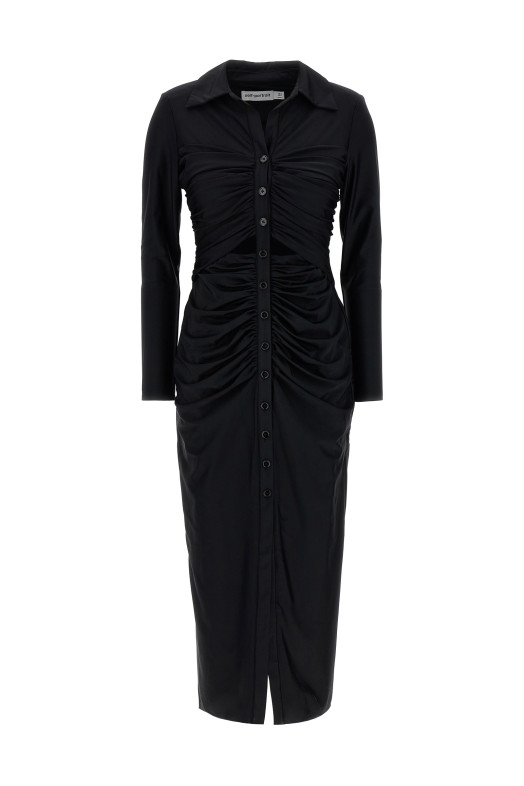 'Black Jersey Cut Out Midi' dress Black 'Black Jersey Cut Out Midi' dress Black