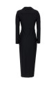 'Black Jersey Cut Out Midi' dress Black 'Black Jersey Cut Out Midi' dress Black