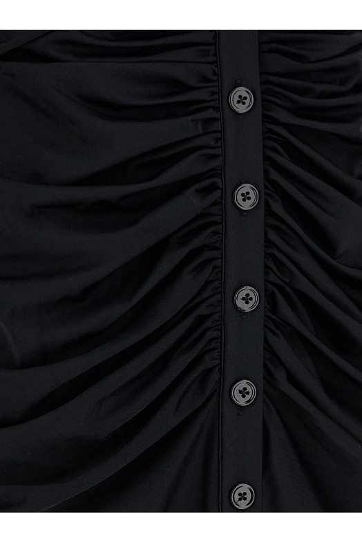 'Black Jersey Cut Out Midi' dress Black 'Black Jersey Cut Out Midi' dress Black