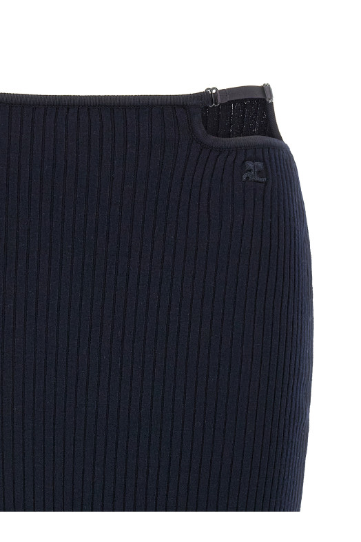 'Loop Rib knit' skirt Blue 'Loop Rib knit' skirt Blue