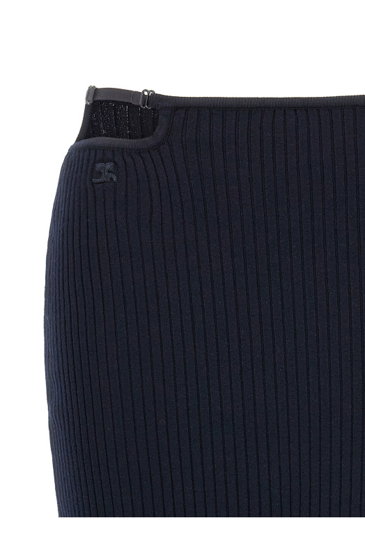 'Loop Rib knit' skirt Blue 'Loop Rib knit' skirt Blue