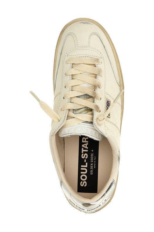 Кроссовки GOLDEN GOOSE 'Soul Star' Серебристые GWF00464F0050548018580185 Кроссовки GOLDEN GOOSE 'Soul Star' Серебристые GWF00464F0050548018580185