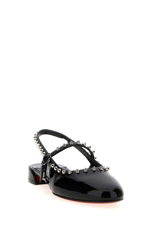 'Sweet Janispikes' slingbacks Black 'Sweet Janispikes' slingbacks Black