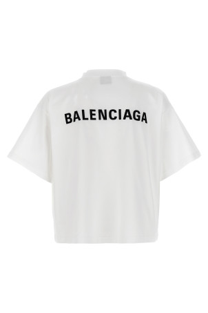 Футболка BALENCIAGA ' Back' чорно-сіра 818431TPVK19040 Футболка BALENCIAGA ' Back' чорно-сіра 818431TPVK19040