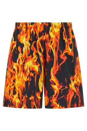 Бермуди VETEMENTS 'Black & Orange Fire' Різнокольорові UA66SS400XFIREPRINT Бермуди VETEMENTS 'Black & Orange Fire' Різнокольорові UA66SS400XFIREPRINT