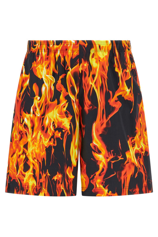 Бермуди VETEMENTS 'Black & Orange Fire' Різнокольорові UA66SS400XFIREPRINT Бермуди VETEMENTS 'Black & Orange Fire' Різнокольорові UA66SS400XFIREPRINT