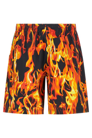 Бермуди VETEMENTS 'Black & Orange Fire' Різнокольорові UA66SS400XFIREPRINT Бермуди VETEMENTS 'Black & Orange Fire' Різнокольорові UA66SS400XFIREPRINT