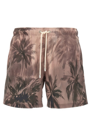 Купальник PALM ANGELS 'Sunset Palms' Многоцветный PMFD012S25FAB00261106110