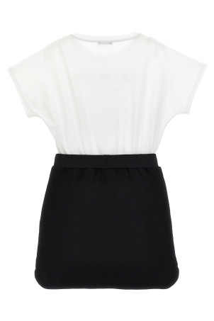 Сукня з логотипом чорно-сіра BALMAIN KIDS BW1B81Z0081930BC Сукня з логотипом чорно-сіра BALMAIN KIDS BW1B81Z0081930BC