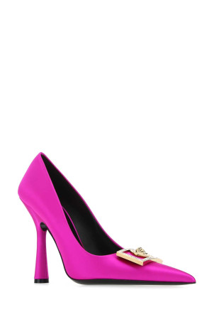 Атласні туфлі-човники фуксія VERSACE (10056741A04185) Атласні туфлі-човники фуксія VERSACE (10056741A04185)