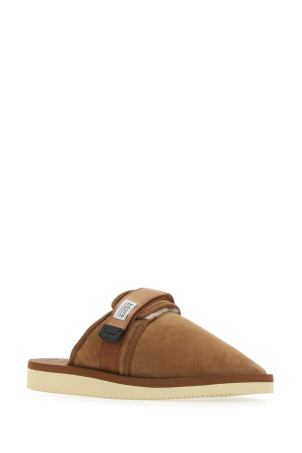 Biscuit suede Zavo slippers Brown SUICOKE (OG072M2AB) Biscuit suede Zavo slippers Brown SUICOKE (OG072M2AB)