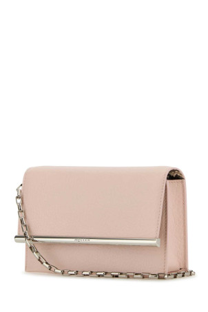 Розовый кожаный мини-клатч Cross-Bar ALEXANDER MCQUEEN (8133291VDBS) Розовый кожаный мини-клатч Cross-Bar ALEXANDER MCQUEEN (8133291VDBS)