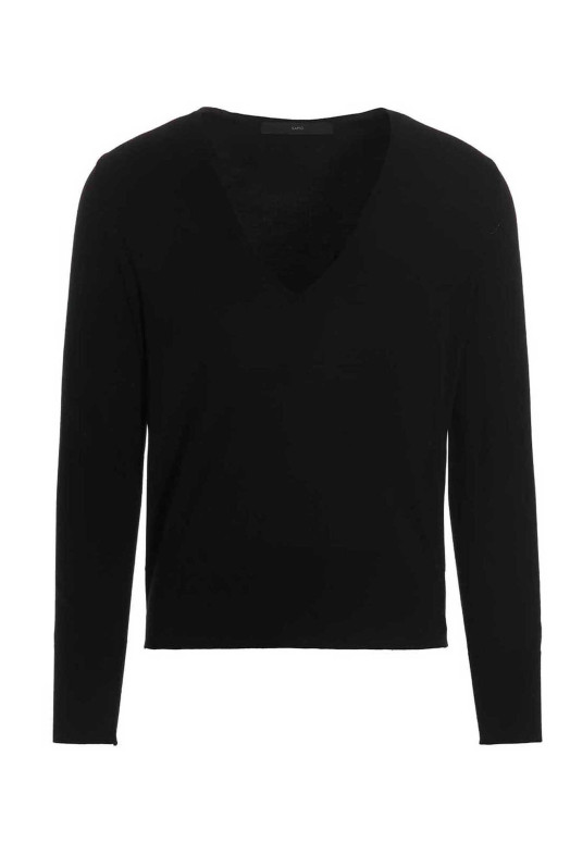 Wool sweater Black
