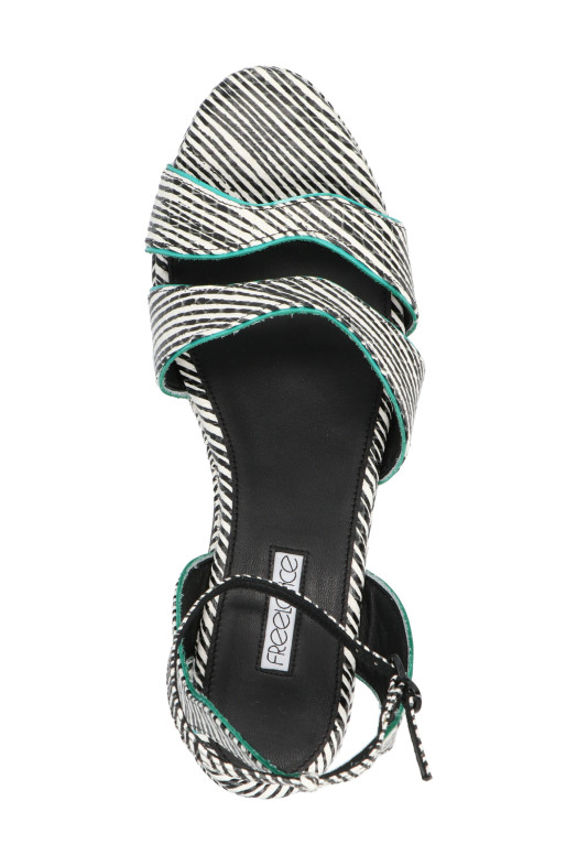 Босоніжки FREELANCE 'Lill 15' чорно-сірі 01M3KDBM046IBLANCNOIRTURQUOISE
