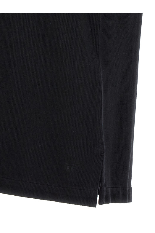 Поло з вишивкою логотипу Чорний TOM FORD JPS002JMC007S23LB999 Поло з вишивкою логотипу Чорний TOM FORD JPS002JMC007S23LB999
