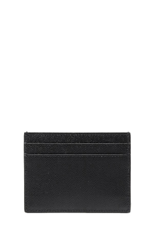 Держатель для карт с логотипом Черный SAINT LAURENT 375946BTY0N1000