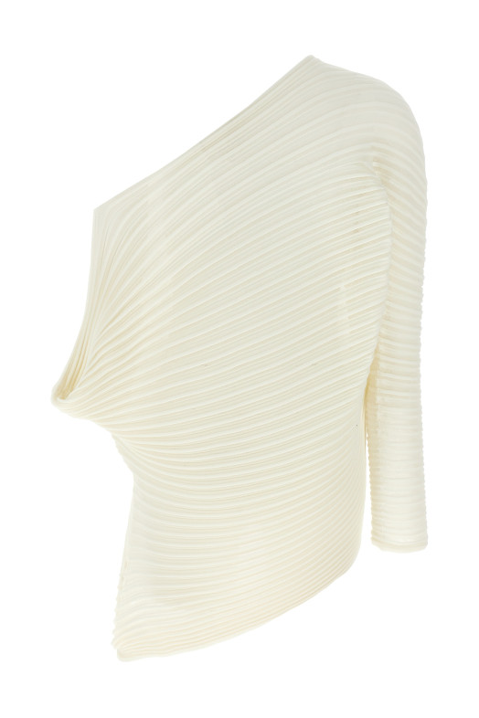 Топ ISSEY MIYAKE 'Stream' білий IM56KN82406 Топ ISSEY MIYAKE 'Stream' білий IM56KN82406