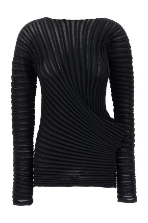 Топ ISSEY MIYAKE 'Stream' Черный IM56KN82315 Топ ISSEY MIYAKE 'Stream' Черный IM56KN82315