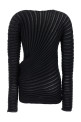 Топ ISSEY MIYAKE 'Stream' чорний IM56KN82315 Топ ISSEY MIYAKE 'Stream' чорний IM56KN82315