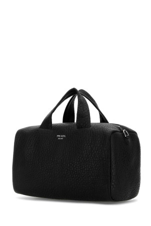Black nappa leather travel bag Black PRADA (2VC0452C73)