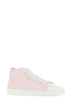 Пастельно-розовые кожаные кроссовки Court Classic SAINT LAURENT (652773AAAIF) Пастельно-розовые кожаные кроссовки Court Classic SAINT LAURENT (652773AAAIF)