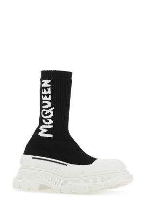 Чорні еластичні нейлонові кросівки Tread Slick, різнокольорові ALEXANDER MCQUEEN (708096W4U51) Чорні еластичні нейлонові кросівки Tread Slick, різнокольорові ALEXANDER MCQUEEN (708096W4U51)