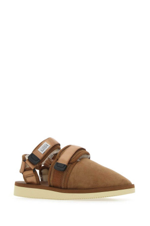 Biscuit suede Nots slippers Brown SUICOKE (OG061M2AB) Biscuit suede Nots slippers Brown SUICOKE (OG061M2AB)
