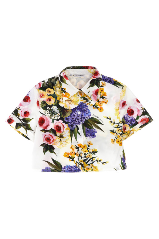 Многоцветная рубашка DOLCE & GABBANA 'Garden' L56S10HS5Q5HA4YB Многоцветная рубашка DOLCE & GABBANA 'Garden' L56S10HS5Q5HA4YB