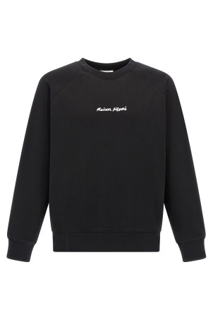 Світшот з вишивкою логотипу Чорний MAISON KITSUNE OM00309KM0001P199 Світшот з вишивкою логотипу Чорний MAISON KITSUNE OM00309KM0001P199