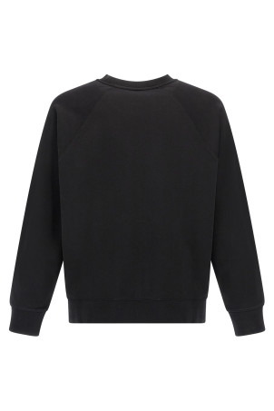 Світшот з вишивкою логотипу Чорний MAISON KITSUNE OM00309KM0001P199 Світшот з вишивкою логотипу Чорний MAISON KITSUNE OM00309KM0001P199
