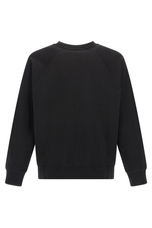 Світшот з вишивкою логотипу Чорний MAISON KITSUNE OM00309KM0001P199 Світшот з вишивкою логотипу Чорний MAISON KITSUNE OM00309KM0001P199