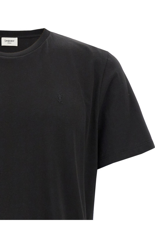 Футболка з вишивкою SAINT LAURENT  Футболка з вишивкою SAINT LAURENT