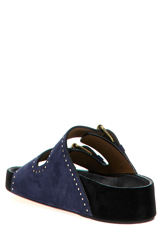 Босоніжки ISABEL MARANT 'Lenny' Синій SD0118FAB2B11S30OB Босоніжки ISABEL MARANT 'Lenny' Синій SD0118FAB2B11S30OB
