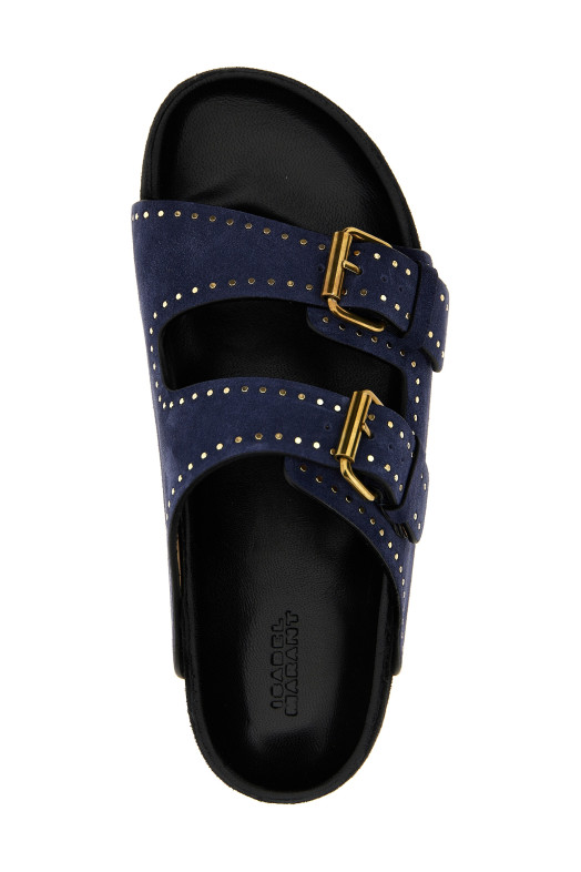 Босоніжки ISABEL MARANT 'Lenny' Синій SD0118FAB2B11S30OB Босоніжки ISABEL MARANT 'Lenny' Синій SD0118FAB2B11S30OB