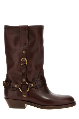 Ботильйони ISABEL MARANT 'Heiko' Коричневі BO0192FAC1A22S50BW Ботильйони ISABEL MARANT 'Heiko' Коричневі BO0192FAC1A22S50BW