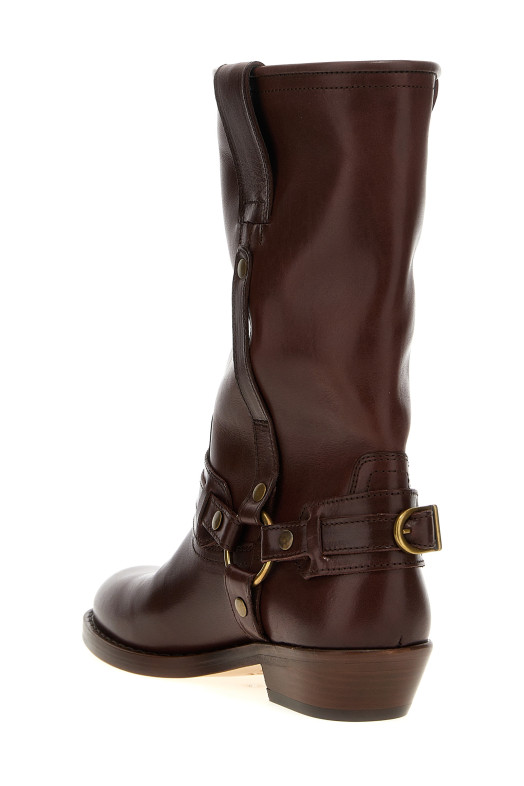 Ботильйони ISABEL MARANT 'Heiko' Коричневі BO0192FAC1A22S50BW Ботильйони ISABEL MARANT 'Heiko' Коричневі BO0192FAC1A22S50BW