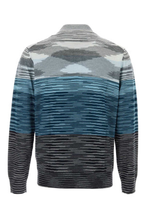 Вышитая шерстяная рубашка-поло MISSONI (US24W208BK015U) Вышитая шерстяная рубашка-поло MISSONI (US24W208BK015U)