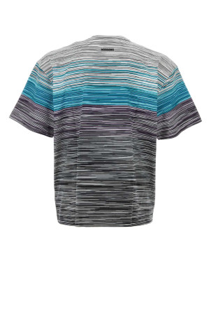 Вышитая хлопковая футболка MISSONI (US24WL0ABJ00E5) Вышитая хлопковая футболка MISSONI (US24WL0ABJ00E5)
