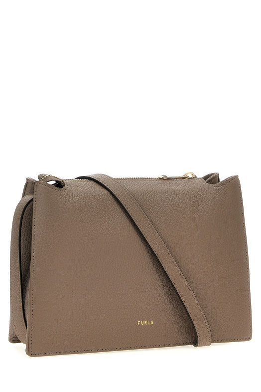 Сумка через плече Furla Nuvola S сіра WB01275HSF0002572S Сумка через плече Furla Nuvola S сіра WB01275HSF0002572S