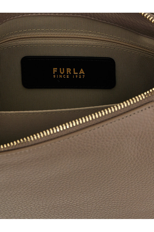 Сумка через плече Furla Nuvola S сіра WB01275HSF0002572S Сумка через плече Furla Nuvola S сіра WB01275HSF0002572S