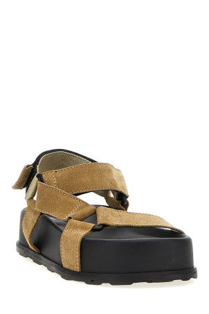 Suede sandals Beige Suede sandals Beige