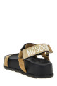 Замшеві босоніжки Бежевий MOSCHINO MA16254I1MME0104 Замшеві босоніжки Бежевий MOSCHINO MA16254I1MME0104