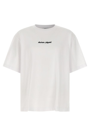 Logo embroidery t-shirt White Logo embroidery t-shirt White