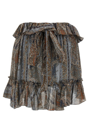 Юбка с принтом по всей длине Многоцветный SAINT LAURENT 823750Y3K588490 Юбка с принтом по всей длине Многоцветный SAINT LAURENT 823750Y3K588490